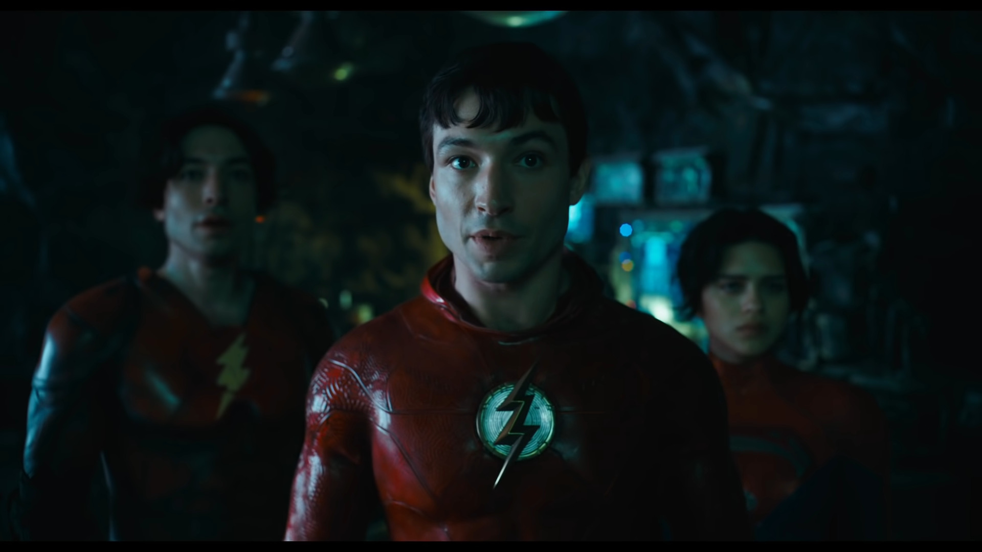 Barry Allen (Ezra Miller), his younger self (Ezra Miller) The Flash (2023), Warner Bros. Discovery