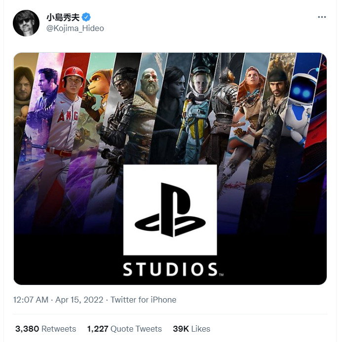 Hideo Kojima Tweet, Death Stranding