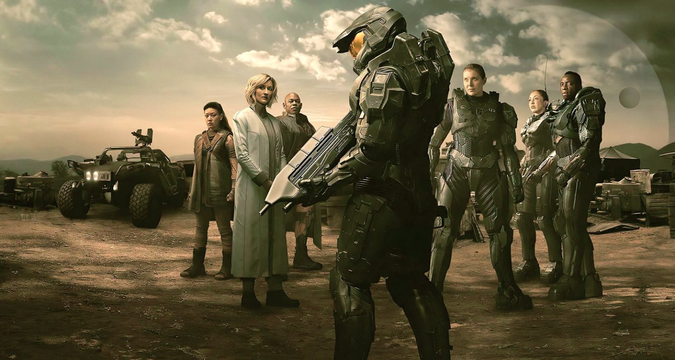 Promotional art for the 'Halo' TV series, Paramount+