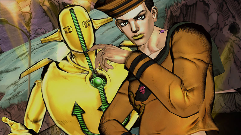 JoJo's Bizzare Adventure: All-Star Battle R - Jolyne Cujoh Costume Green  Dolphin Street State Prison Jacket DLC