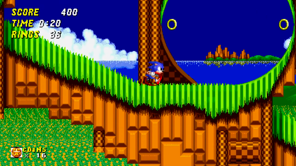 Sonic Origins: Green Hill Zone Act 3 In 0:46.13 (Sonic) 