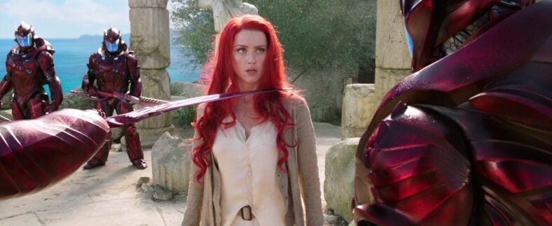 Mera (Amber Heard) is accosted by Orm's men in Aquaman (2018), Warner Bros. Entertainment via Blu-ray