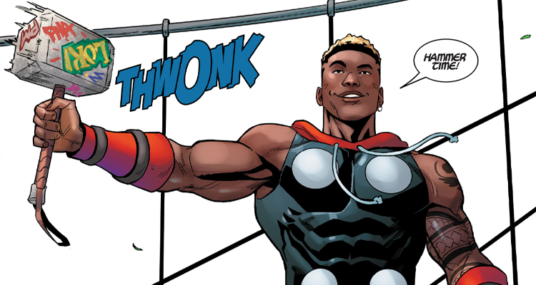 Marvel Comics Draws Fire For Stereotypical Depiction Of Miles Morales Thor,  'Hood Asgard' In Latest Issue Of What If...? - Bounding Into Comics