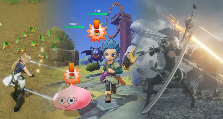 Square Enix Reveals New Title Harvestella Official Dragon Quest Treasures Release Date And Nier Automata Heading To Nintendo Switch Bounding Into Comics