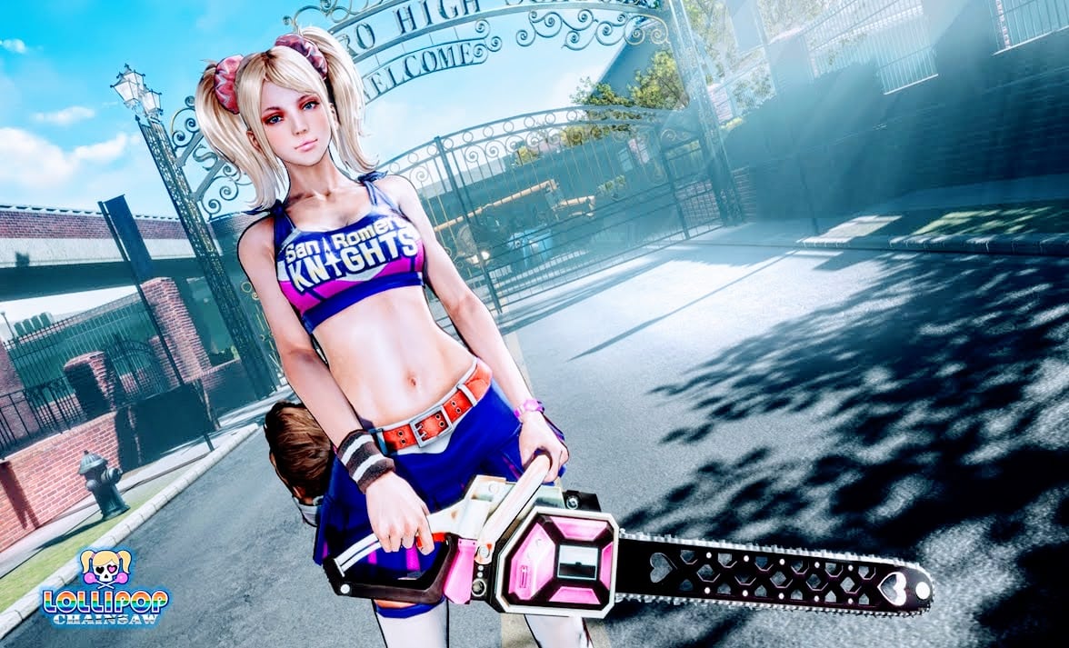  Source Animation Cosplay Costume for Lollipop Chainsaw