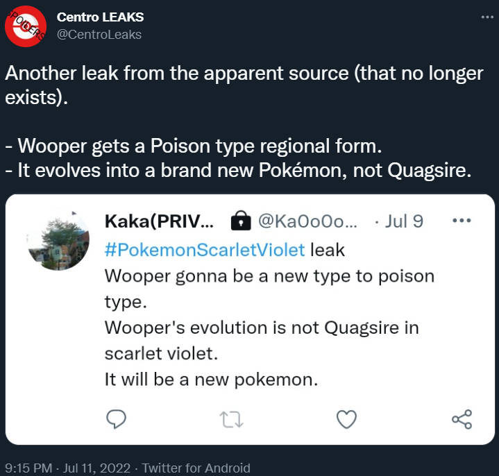 New Mouse couple and pre-evolutions revealed in Pokémon Scarlet and Violet  leaks - Dot Esports