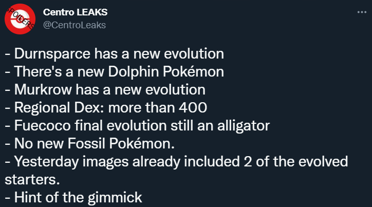 New Pokémon Starter Evolutions Leaked