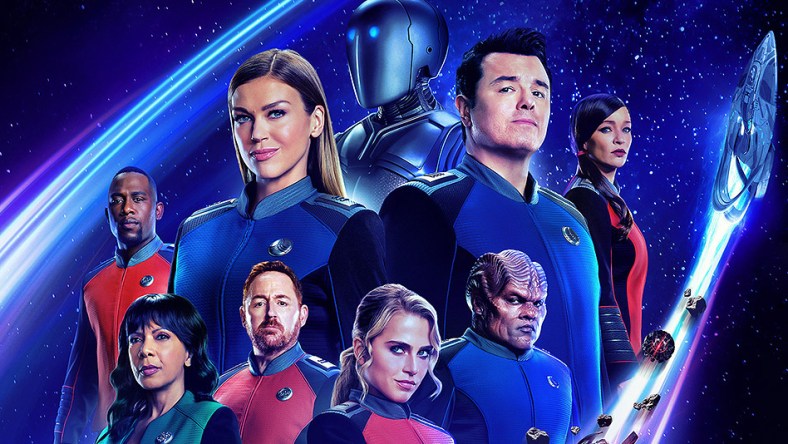 A poster of The Orville: New Horizons crew