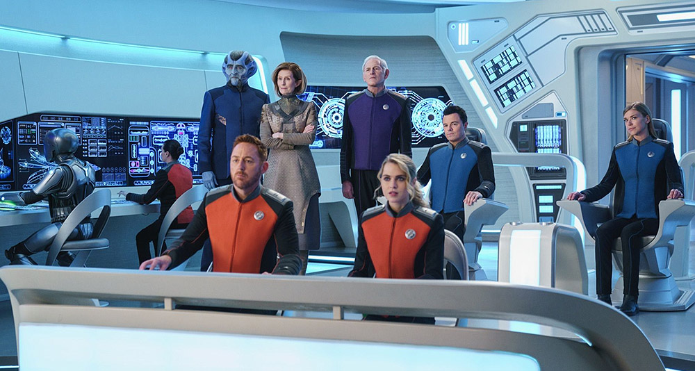 The Orville and Union delegates in The Orville: New Horizons