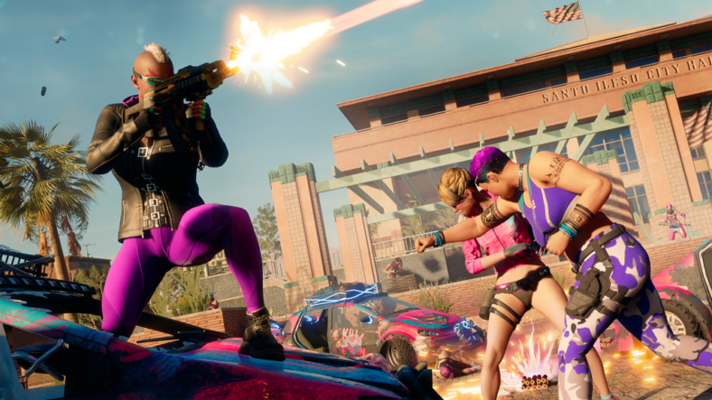 The Saints fight the Idols with guns and fists in Saints Row (2022), Deep Silver Volition