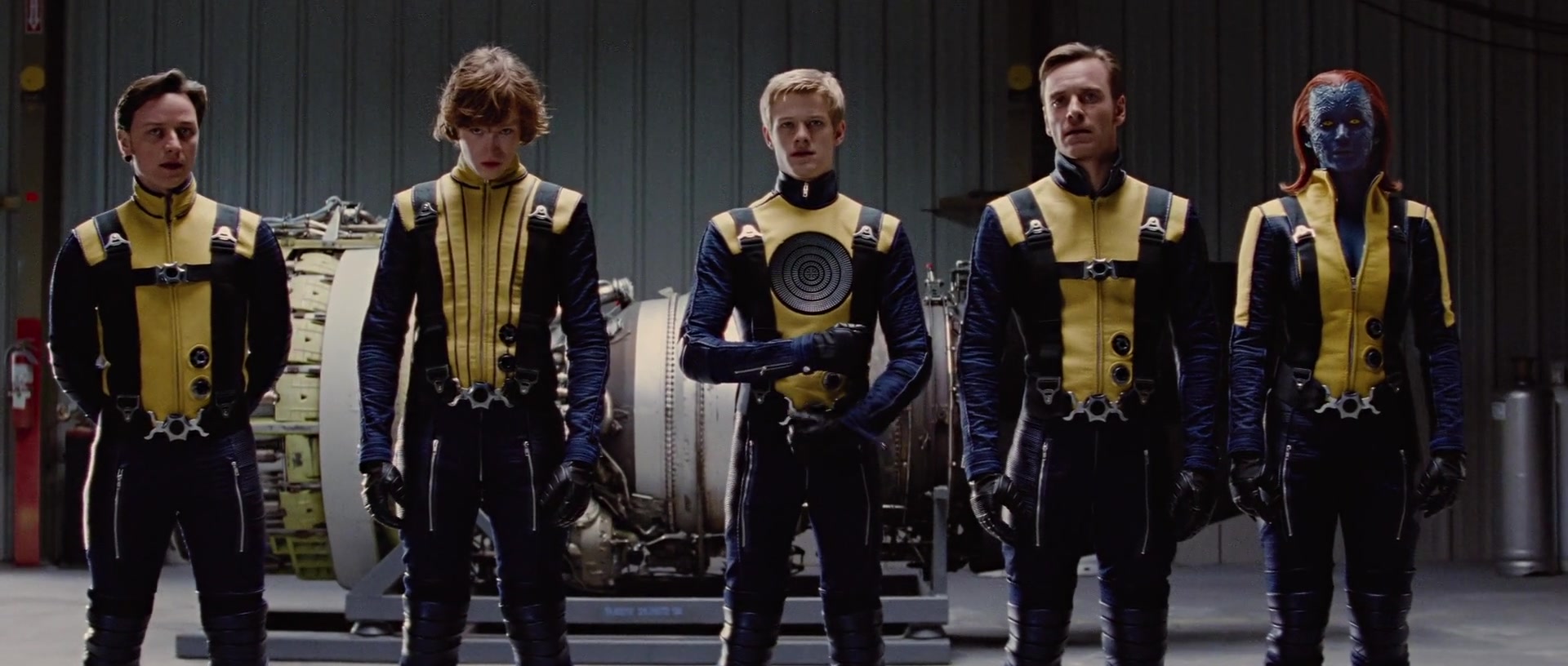 The eponymous First Class prepares for their first and final mission in X-Men: First Class (2011), Marvel Entertainment