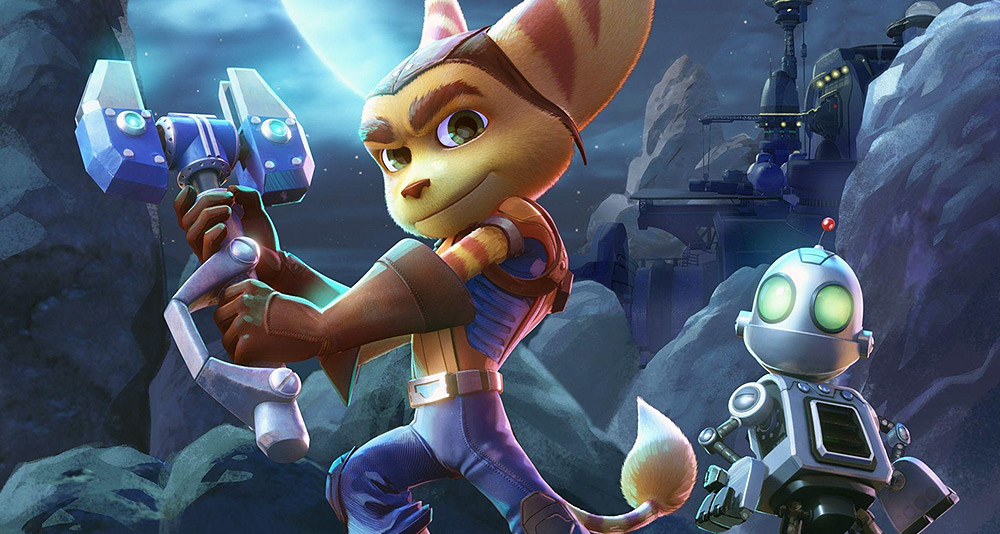 A promo shot of Ratchet & Clank