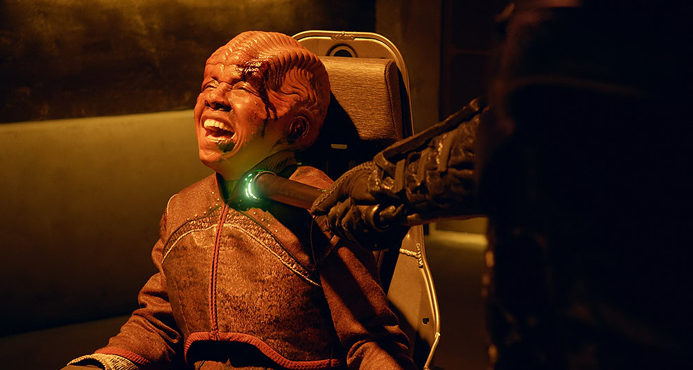 Topa is tortured in The Orville