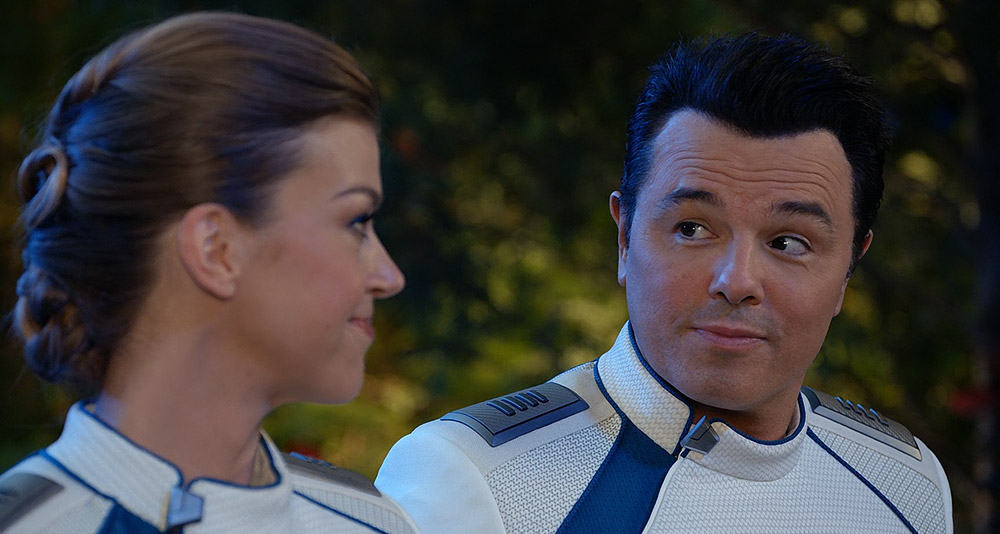 Grayson and Mercer in The Orville