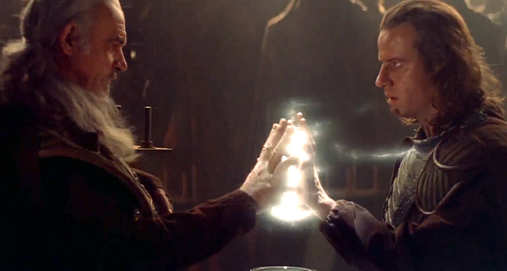 Connor and Ramirez form a magical bond in Highlander 2: The Quickening