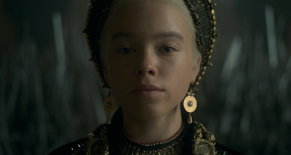 Rhaenyra is crowned named heir to the throne in House of the Dragon, HBO