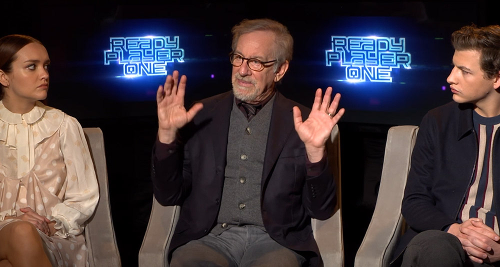 Steven Spielberg interviewed for Ready Player One