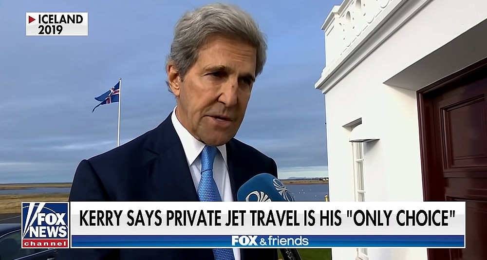 John Kerry defends his use of a private jet