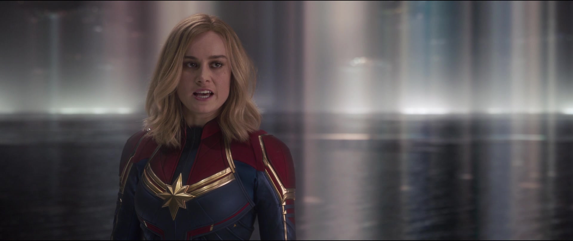 Captain Marvel (Brie Larson) confronts her origins in Captain Marvel (2019), Marvel Entertainment