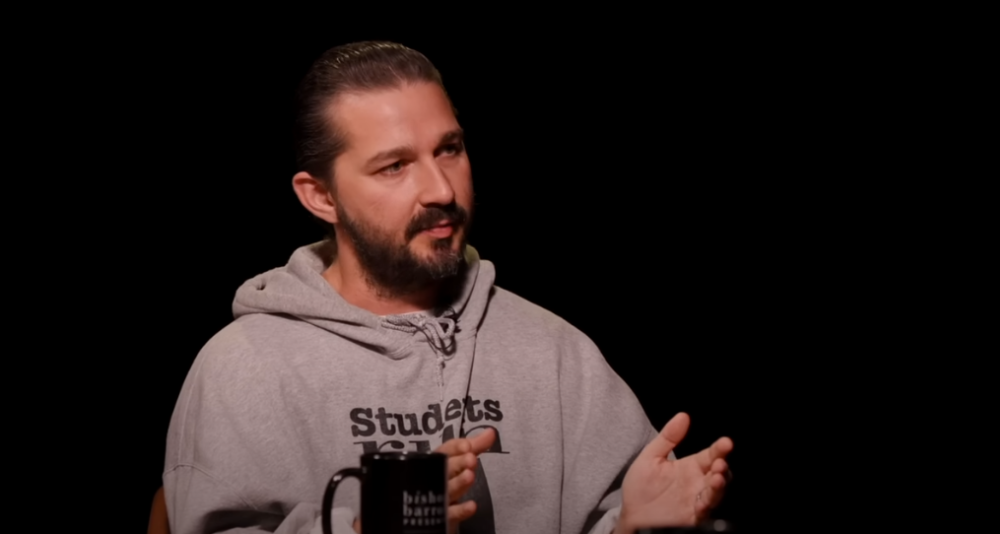 Shia LaBeouf's screenplays are influenced by his conversion to Catholicism.