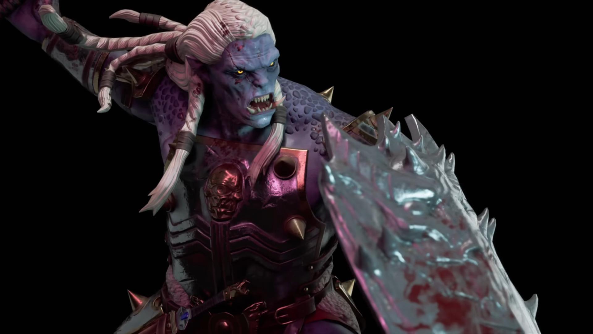 An orc miniature as previewed in One D&D - World Reveal Trailer, Dungeons & Dragons YouTube