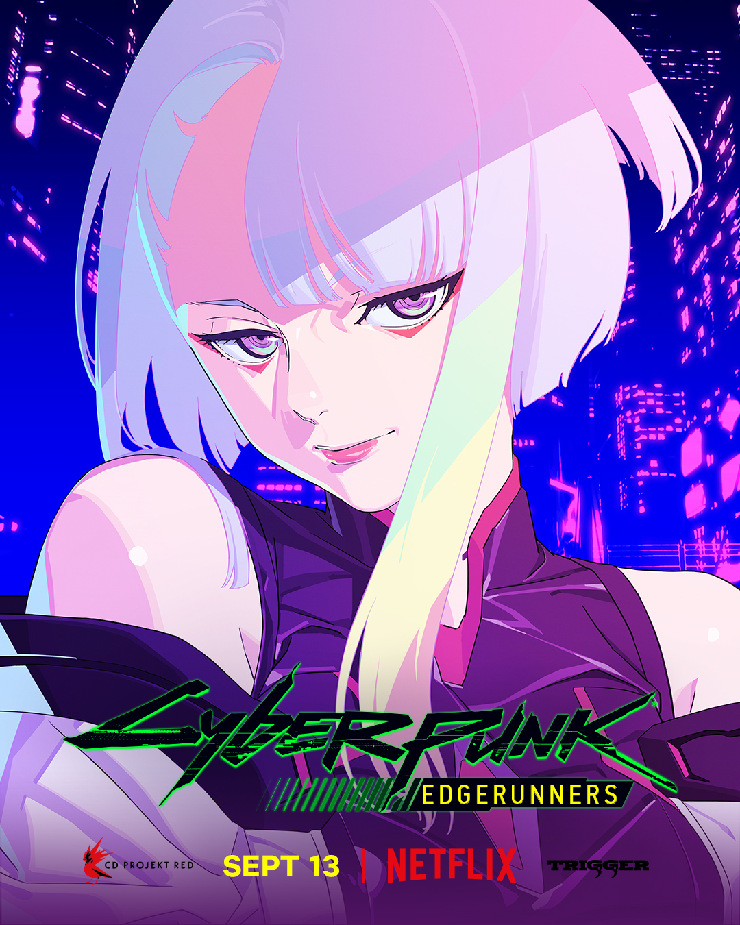 Studio Trigger Have Cut a Trailer for Netflix Anime Series “Cyberpunk:  EdgeRunners”