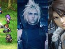 Split image of Final Fantasy II, Final Fantasy VII and Final Fantasy VIII