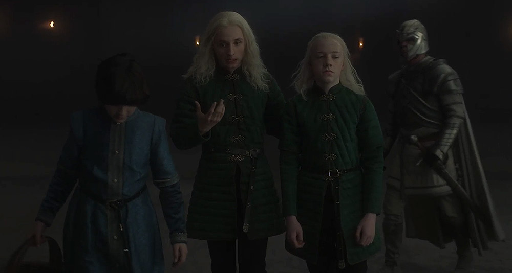 Targaryen children in House of the Dragon, HBO