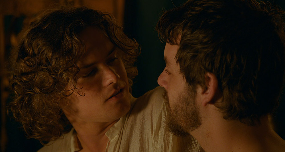Renly and Loras together in Game of Thrones, HBO