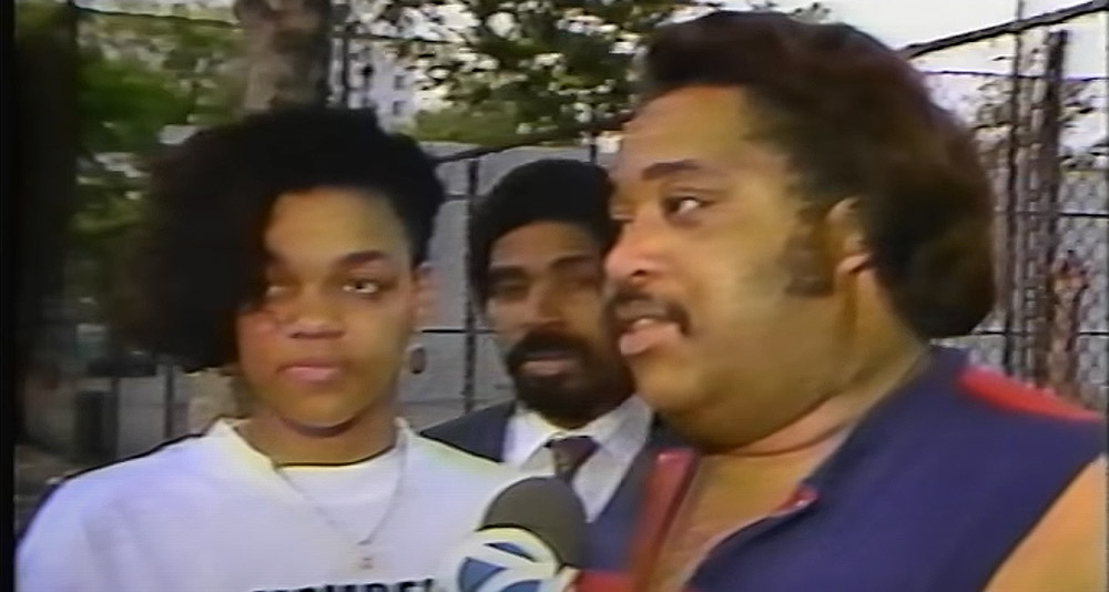 Al Sharpton and Tawana Brawley in the 1980s, ABC News