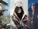 Split image of Assassin's Creed games, Ubisoft
