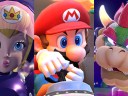 Split image of Peach, Mario and Bowser from the Nintendo games