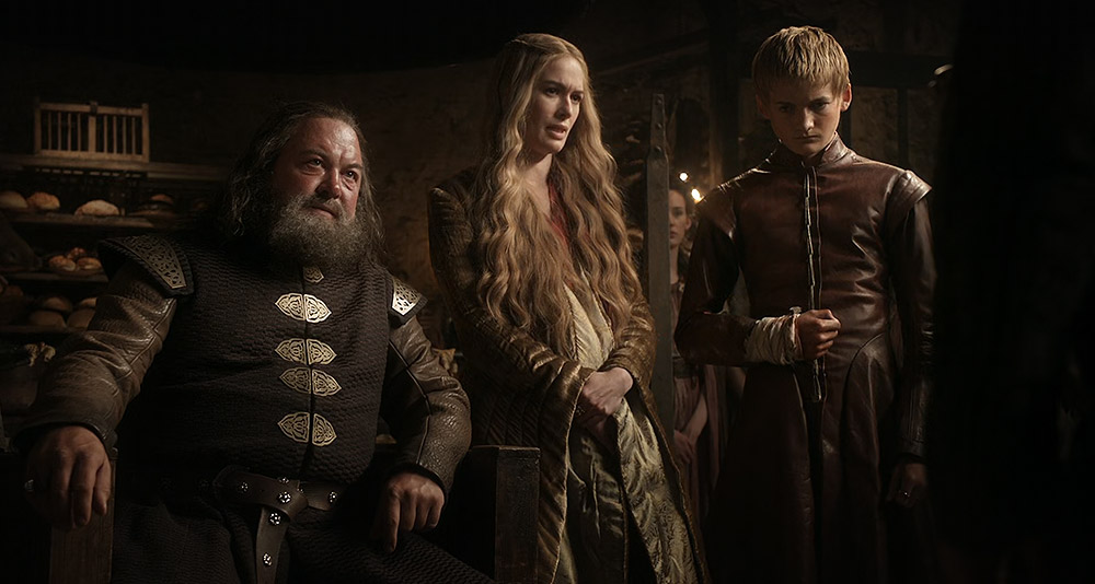 Robert, Cersei and Joffrey in Game of Thrones, HBO