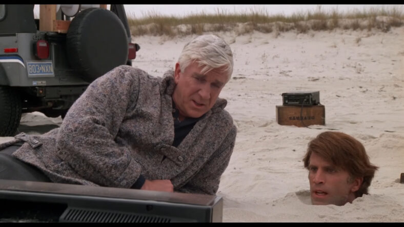 Leslie Nielsen shows Ted Danson what's on TV in Creepshow (1982), Warner Bros. Pictures