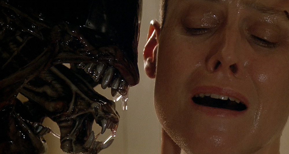 The xenomorph closes in on Ripley in Alien 3, 20th Century Fox