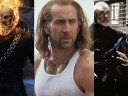 Split image of Ghost Rider, Con Air and The Rock