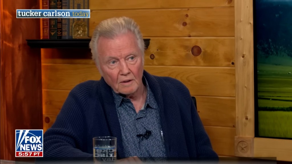 Jon Voight: I've been speaking on Fox News and YouTube for quite some time.