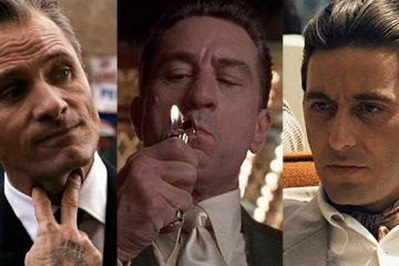 Split image of Eastern Promises, Casino and The Godfather Part II