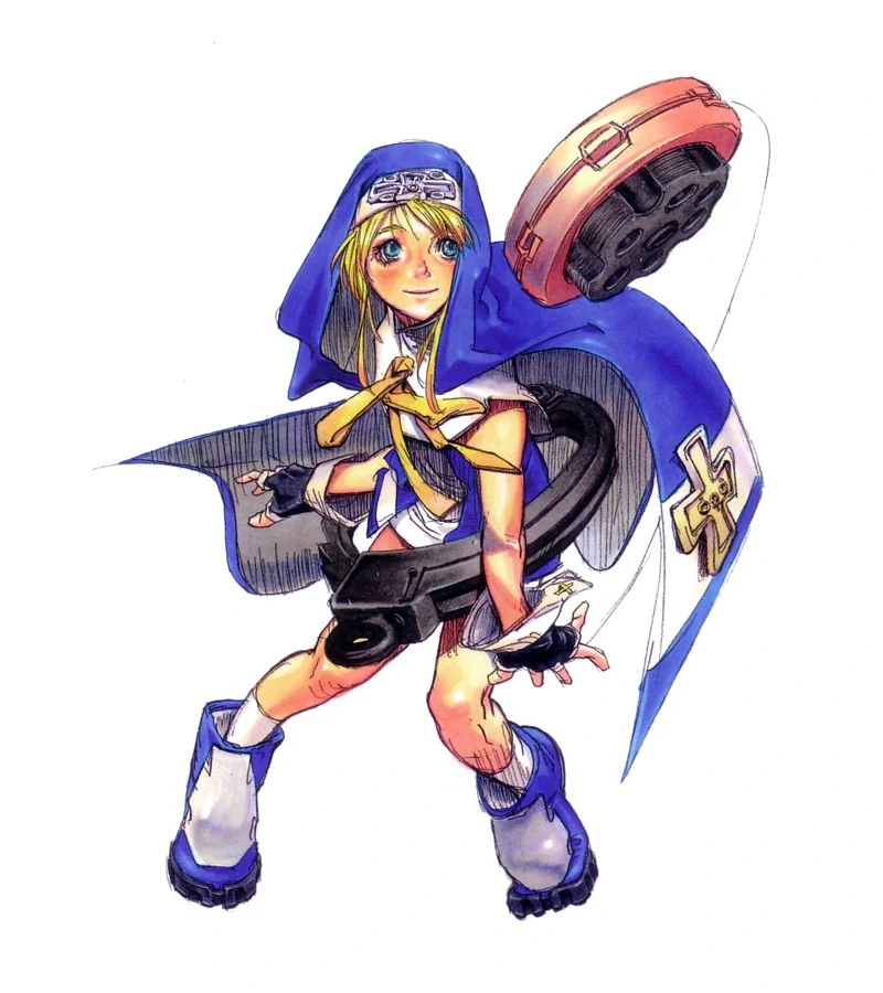 bridget (guilty gear and 2 more) drawn by gottsu