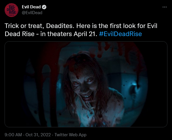 One Month Until Evil Dead: Rise - Revisit Its First Trailer - The Game of  Nerds
