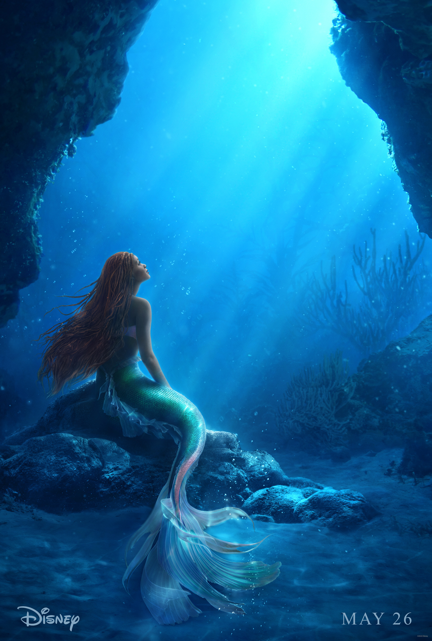 Official movie poster for The Little Mermaid (2023), Disney