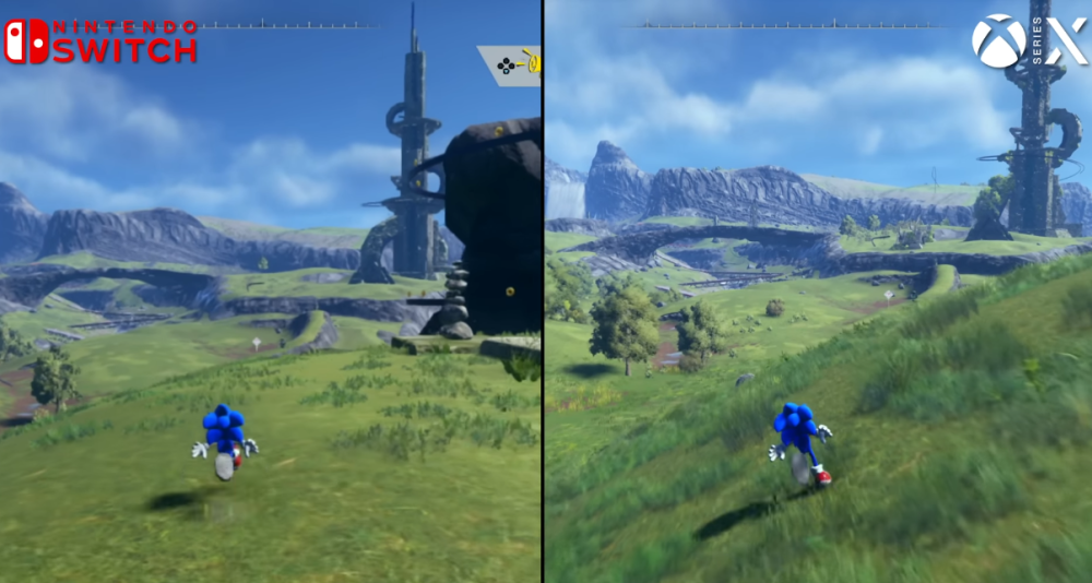 Digital Foundry compares Sonic Frontiers graphics on Nintendo Switch and Xbox Series X