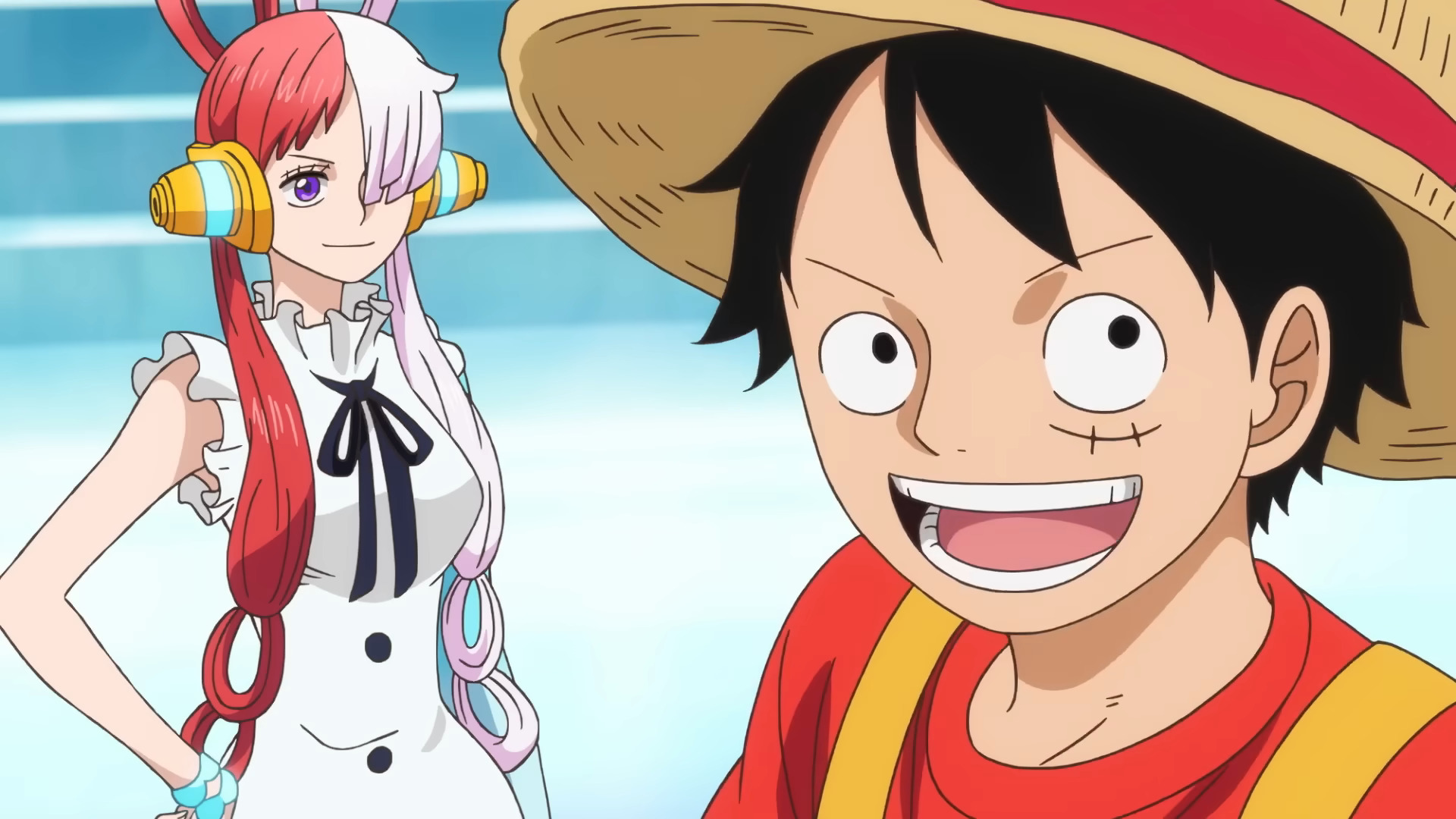 Luffy and Uta reunite in One Piece Film: Red (2022)