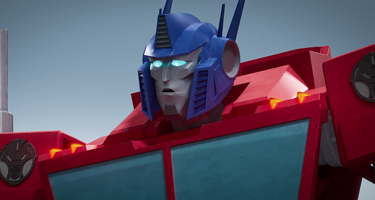 Optimus Prime is confused in Transformers: EarthSpark (2022)
