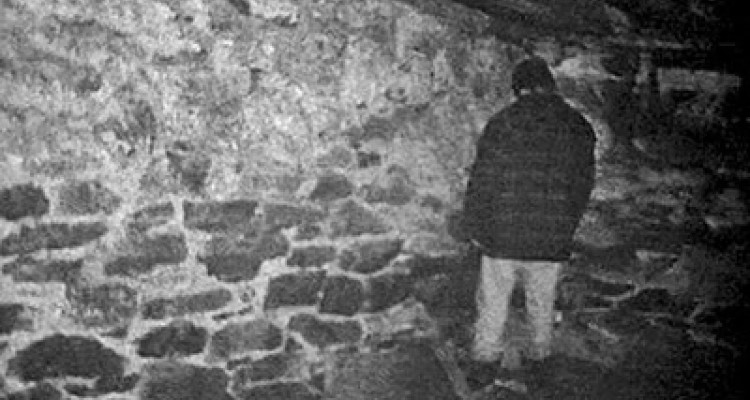 blair witch standing in the basement