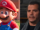 Mario is surprised in The Super Mario Bros. Movie (2023), Illumination via YouTube / John Leguizamo appears as an past-his-prime actor in The Menu (2022), Searchlight Pictures via YouTube