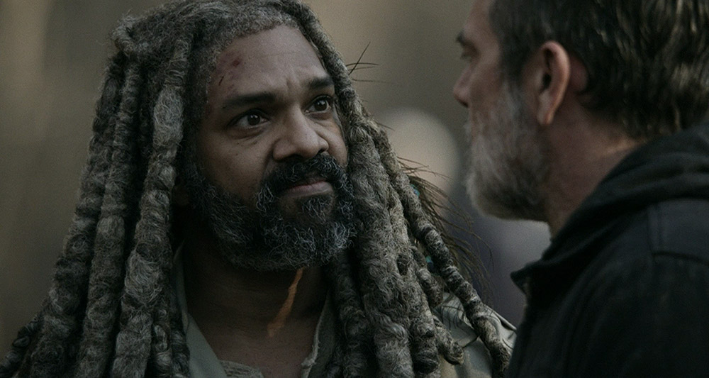 Ezekiel confronts Negan in 'The Walking Dead,' AMC+
