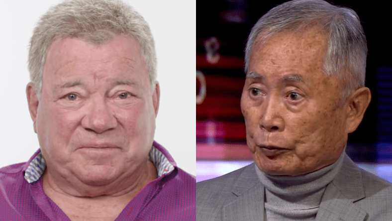 William Shatner Reviews Impressions of Himself via Vanity Fair YouTube / George Takei appears on BBC Hardtalk via YouTube