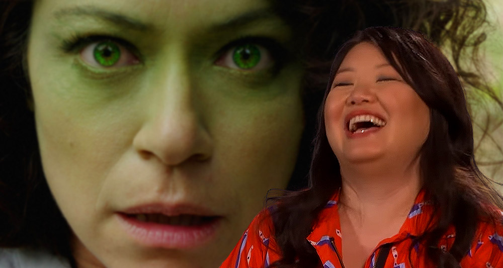 Custom image of Jennifer Walters and Jessica Gao (She-Hulk: Attorney at Law, 2022, Marvel Entertainment)