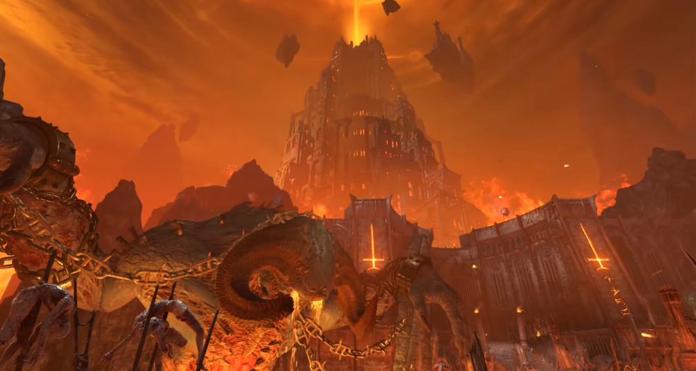 The hell city of via Nekravol via Doom Eternal (2020), Bethesda Softworks